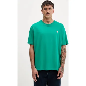 Bavlněné tričko Guess Jeans M4YI46.K8FQ4 zelená 76X, vel. XL