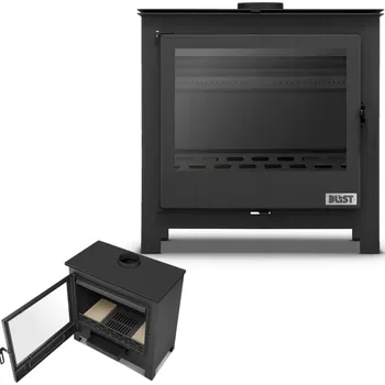 Krbová kamna Kamna volně stojící BLIST B MAX E 26 kW ocelová s vodním pláštěm