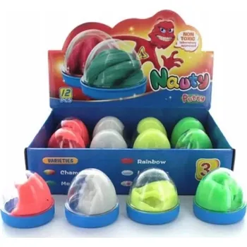 Modelovací hmota Magická modelína, skákací, 4 balení 12 Ks