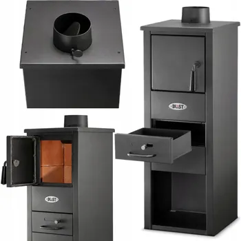 Krbová kamna Kamna krbová kamna ocelová volně stojící šamotová BLIST EKONOMIK LM