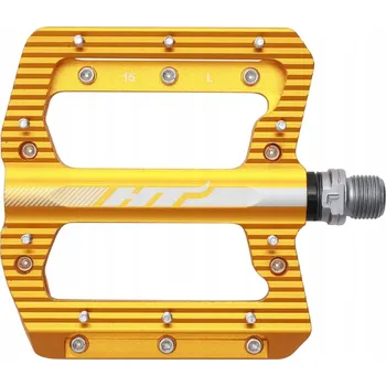 Pedál na kolo Platformové pedály HT HT-AN01 zlaté