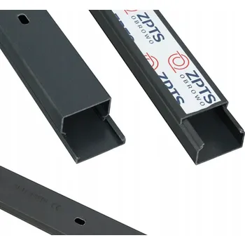 kabelová chránička PVC kabelový žlab ZPTS Obrowo 40x40 mm černý, 2 m