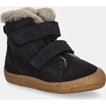 Dívčí zimní obuv Dětské zimní boty Froddo MINNI SUEDE G2110141.20.24 námořnická modř 59X, EUR 24