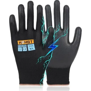 Rukavice HPHST P1001 ESD-PU - antistatické a s dotykovou obrazovkou, rukavice na čištění a opravy