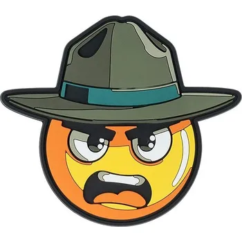 Sport 101INC Nášivka 3D plastová DRILL SERGEANT velcro