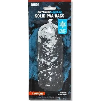 20ks - PVA Sáčky Nash Speedload Solid PVA Bag Fast Melt Large