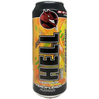 Energetický nápoj Hell Energy Hell Peach-Lemon 500ml