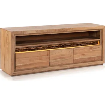 Televizní stolek Dřevěný TV stolek 163 cm Mekong akácie