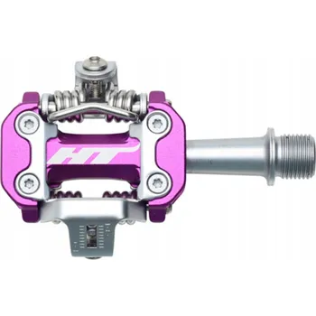 Pedál na kolo Platformové pedály HT Components HT-M2 fialové