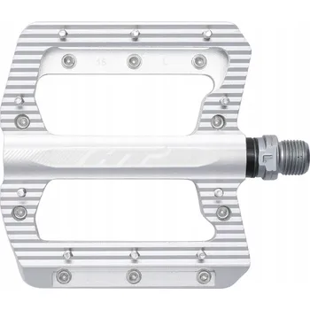 Pedál na kolo Platformové pedály HT HT-AN01 stříbrné