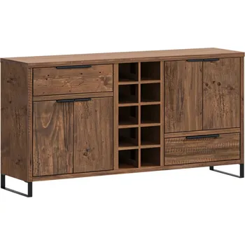 Příborník do zásuvky Příborník z masivu 160 cm Zurich borovice hnědý