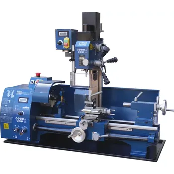 Soustruh HBM HBM 250 x 550 a frézovací hlava BF 16, plně vybavený