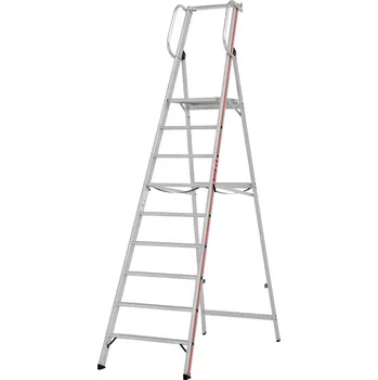 Schůdek Hliníkové schůdky HYMER 8080 9 nášlapů