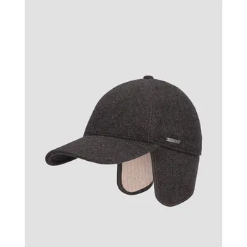 Kšiltovka Pánská Zimní Kšiltovka Stetson Baseball Cap Wool Cashmere Ef V Šedé Barvě 7720102-32