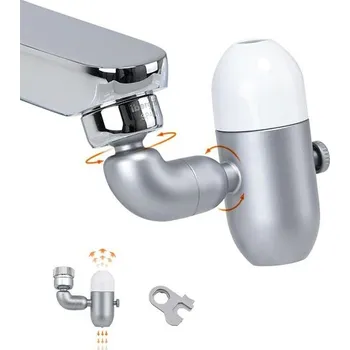Ibergrif Perlátor na baterii s filtrem a 4 režimy | Prodlužovací tryska pro úsporu vody s dvojitým