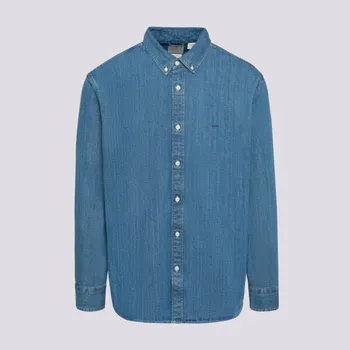 Pánská košile Levi's Košile Authentic Button Down Med Indigo - Flat Finish Modrá M