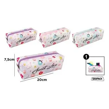 Set školních potřeb Piórnik kostka 21,5x9cm Sweet Love MIX