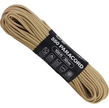 Vybavení pro přežití ARM 550 PARACORD 100' BÉŽOVÁ S35-BÉŽOVÁ