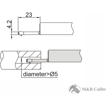 Sonda pro malé otvory k drsnoměru ISR-C300 INSIZE