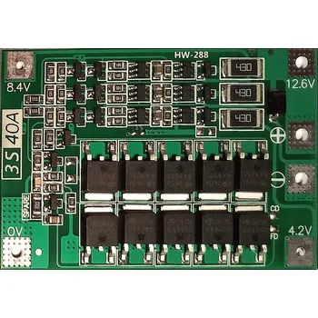 BMS 3S 40A 18650 nabíječka s balancérem pro Li-ion baterie