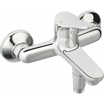 Vodovodní baterie Nástěnná vanová baterie páková Ferro STILLO BSL1 stříbrná