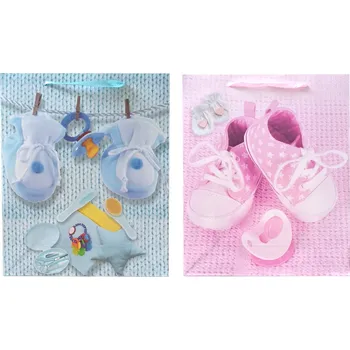 Dárková taška Dárkové tašky LUX A4 dětské BABY A 12 Ks