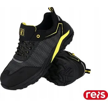 Pracovní obuv Bezpečnostní polobotky z broušené kůže Reis CARBON-P BY vel. 46