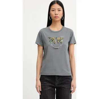 Pánské tričko Bavlněné tričko Pinko 100535.A33F šedá 90Y, vel. M