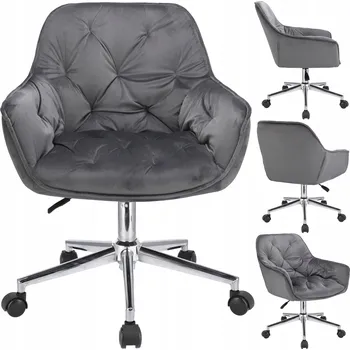 Otočná židle Jumi šedá