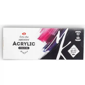 Vodová barva Akrylové barvy Kraftika, vícebarevné, 1 ks, 18 ml