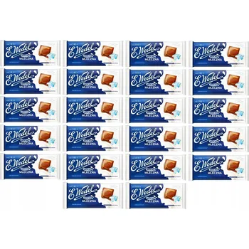 Čokoláda Sada 22 ks silné mléčné Čokoláda 80 g E.Wedel