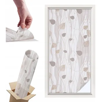 Okenní dekorace Fólie mléčná hotová 100 x 50 cm