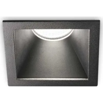 Ideal Lux 327761 GAME TRIM SQUARE zápustné svítidlo LED 85x85mm 11W 1100/660lm 3000K IP65 černá