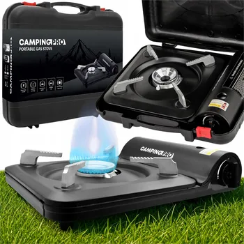 Turistický vařič TURISTICKÝ PLYNOVÝ VAŘIČ CAMPINGPRO NA PLYNOVÉ KARTUŠE 3500W PŘENOSNÝ
