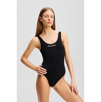 Body SPODNÍ PRÁDLO KARL LAGERFELD SEAMLESS LOGO HIGH LEG BODY BLACK