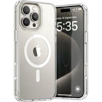 Pouzdro na mobilní telefon Pouzdro zadní kryt Hero Case pro Apple iPhone 16 Pro bezbarvé s MagSafe