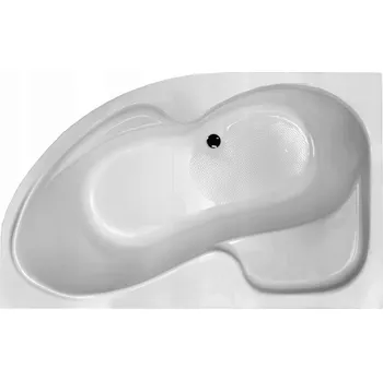 Vana ROHOVÁ VANA PRAVÁ 160x100 LEVÁ AKRYLÁTOVÁ S RÁMEM BÍLÁ DO KOUPELNY PL