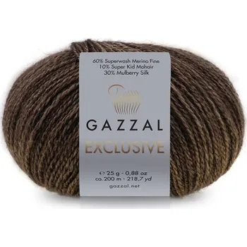 Příze Příze Exclusive Gazzal 9914 hnědá