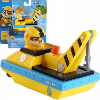 Figurka Tlapková patrola PLOVOUCÍ LOĎ + RUBBLE - SPIN MASTER