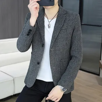 Pánské sako Best Fashion Pánské elegantní společenské sako Velikost: M, Barva (Varianta): Tmavě šedá