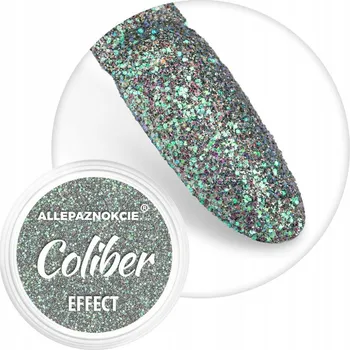 Přípravek na nehty EFEKT na nehty Coliber Effect holo PRÁŠEK