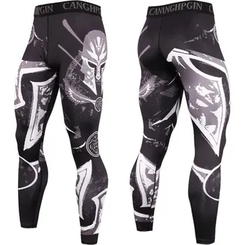 Pánské kalhoty Best Fashion Pánské kompresní sportovní legíny na běh a trénink Velikost: XXL, Barva (Varianta): KC193