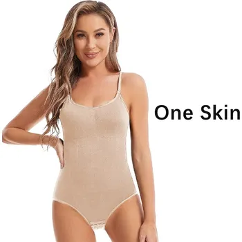 Body Best Fashion Dámské bezešvé tvarující body se zpevněním v oblasti pasu Velikost: 4XL, Barva (Varianta): Skin-1PC