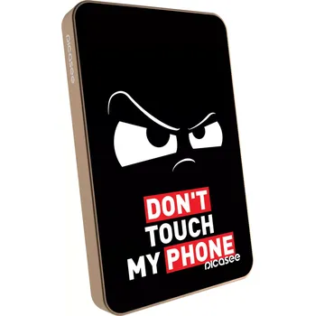 Powerbanka Picasee Powerbanka s MagSafe 5 000 mAh Zlatá - Cloudy Eye - Transparent