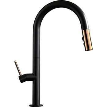 Rea Apollo black dřezová baterie, REA-B9600