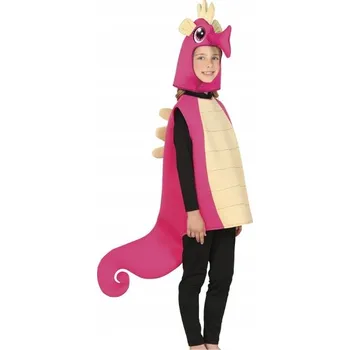 Karnevalový kostým KOSTÝM DĚTSKÝ RŮŽOVÝ MOŘSKÝ KONÍK ZVÍŘÁTKO PŘEVLEK KARNEVAL 116