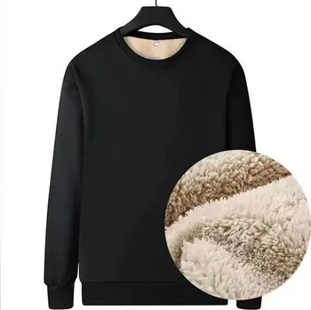 Dámská mikina Best Fashion Pánská fleecová mikina se silným zateplením Velikost: 5XL, Barva (Varianta): 98 B Black