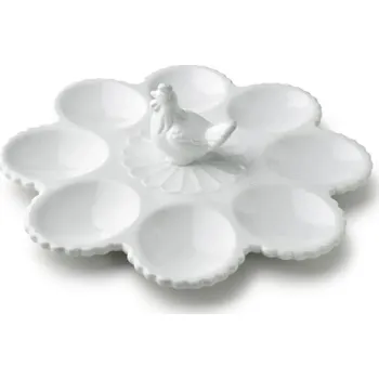 Talíř BASIC Talíř na 8 vajec 23x23x7,5cm slepice