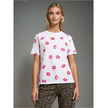 Oblečení a móda Sinsay - Vzorované tričko - vícebarevná - 415FG-MLC - 415FG-MLC-S