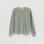 Reserved - Svetr s bavlnou - ocelově zelená - 212FT-96M - 212FT-96M-XL